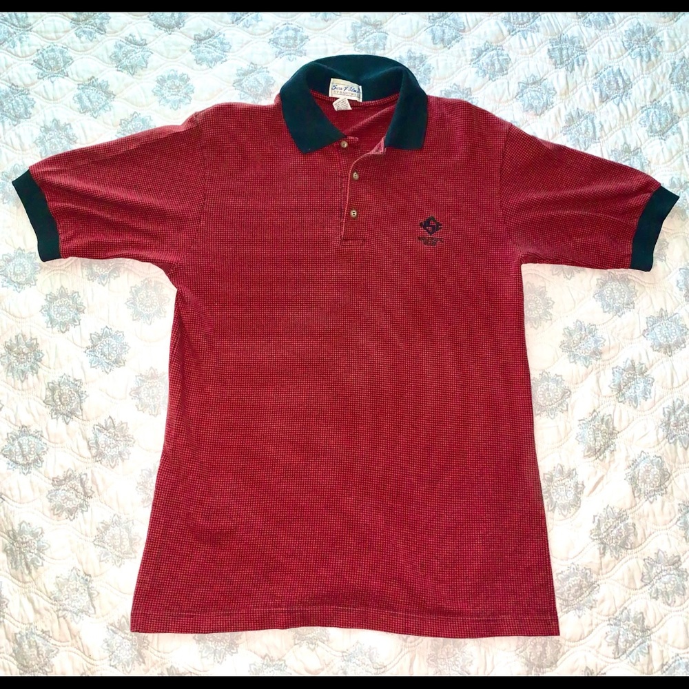 Vintage - 90s - Red Polo